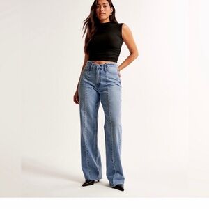 Abercrombie & Fitch 90s Curve Love Vertical Splice